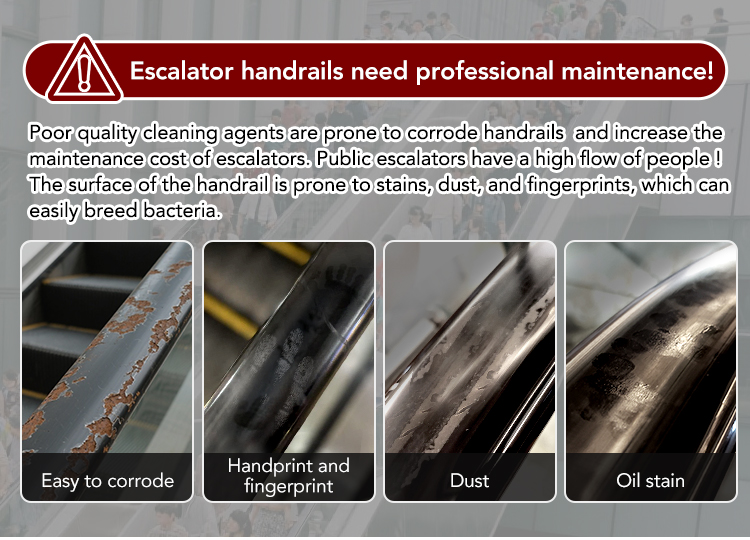 45705962.jpg Dr.Dirt Escalator Handrail Cleaner - Cleanic Cleaning Equipment