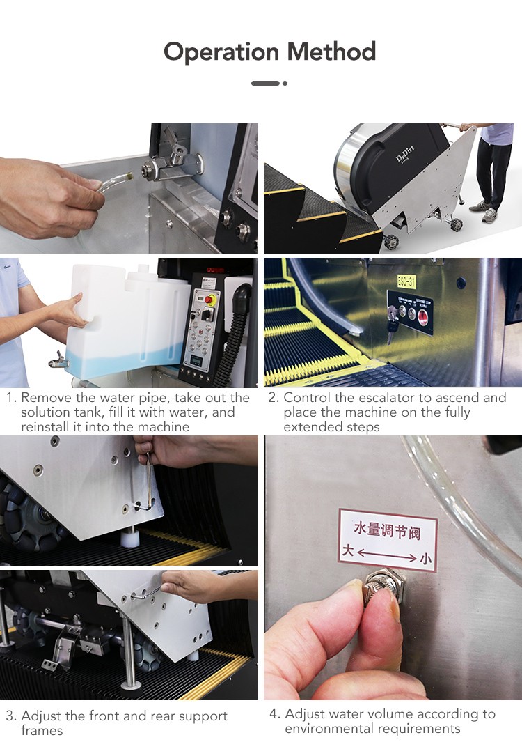 37716534.jpg Dr.Dirt Cordless Escalator Cleaning Machine - Cleanic Cleaning Equipment