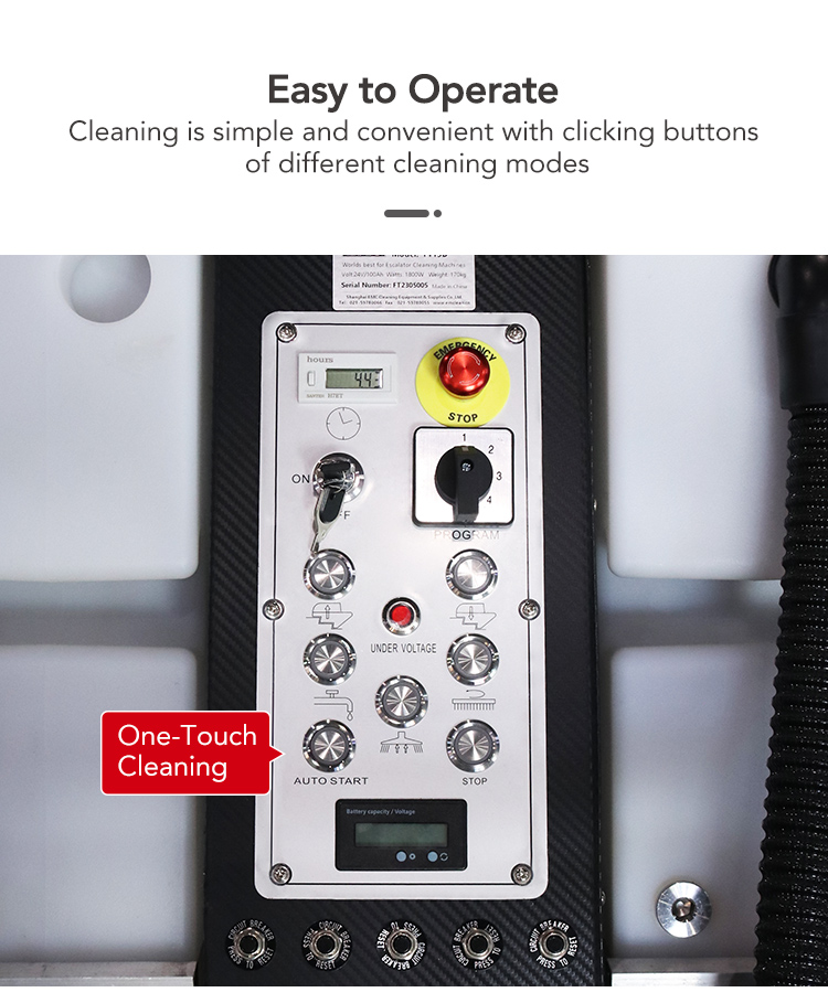 57547445.jpg Dr.Dirt Cordless Escalator Cleaning Machine - Cleanic Cleaning Equipment