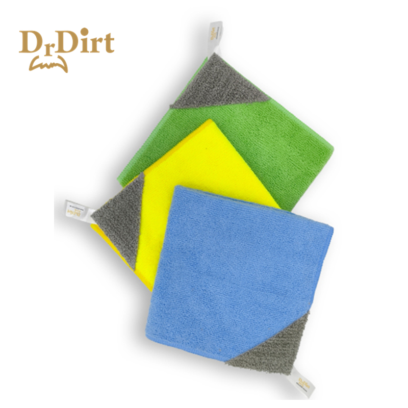 Dr.Dirt 超細纖維百潔抹布 3條/盒 35x35cm
